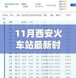 11月西安火车站的奇遇，时刻表背后的魔法与友情温暖