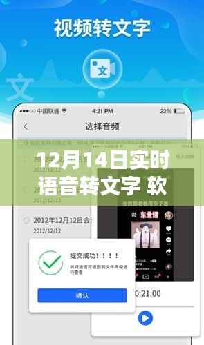 语音桥梁,文字魔法与友情暖流在语音转文字软件中的展现(12月14日)