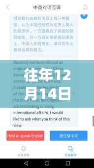往年12月14日维语实时翻译,语言技术的无限探索之旅