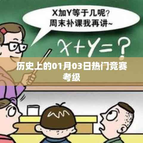 历史上的热门竞赛考级日期,一月三日概览