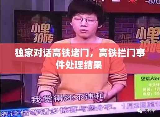 独家对话高铁堵门,高铁拦门事件处理结果